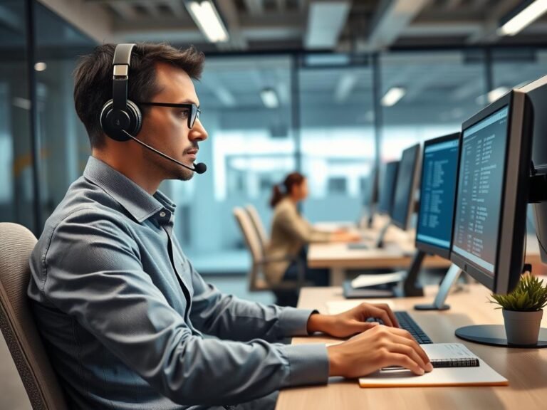 operador de call center